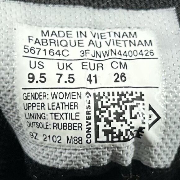 Converse CT All Star Lugged Hi 567164C Women’s Sz 9.5 Black Platform Shoes Used - Picture 12 of 12